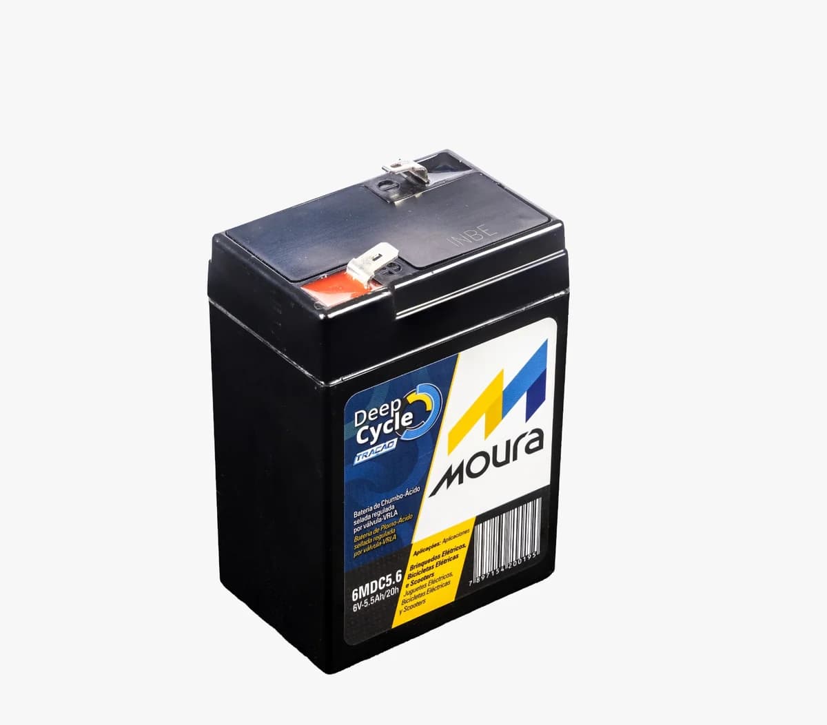 Bateria Moura Deep Cycle 6MDC5.6 6V 5,5Ah Ciclo Profundo